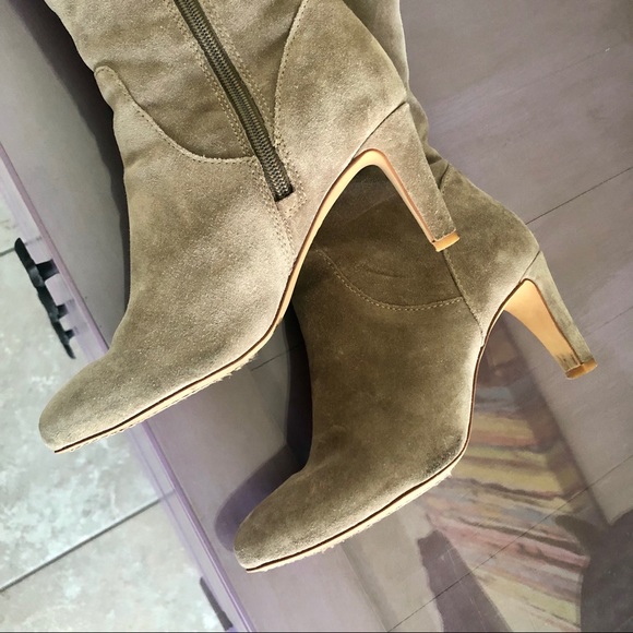 Vince Camuto taupe Thigh-Hi Boots - Picture 5 of 8
